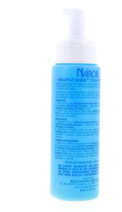 Nairobi Wrapp-It Shine Foaming Lotion 8oz
