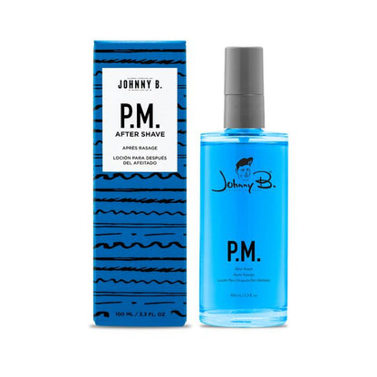 Johnny B P.M. Aftershave spray for men’s grooming
Professional barber aftershave with cooling masculine scent
Johnny B aftershave for refreshing skin after shaving
Men’s aftershave spray with woody musk fragrance