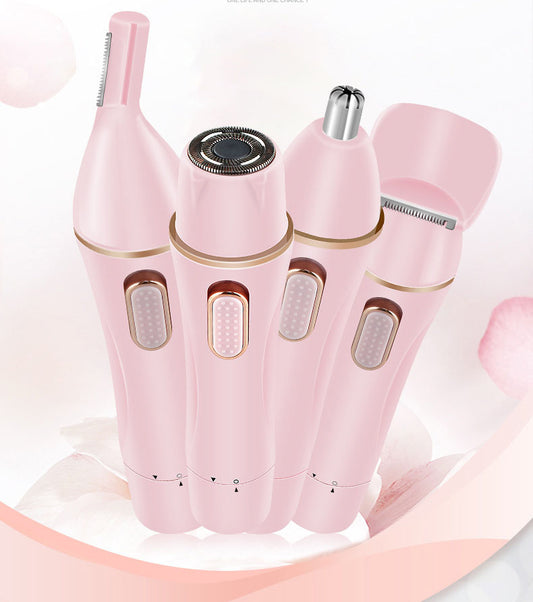 4-in-1 Electric Epilator for Women – USB Rechargeable Hair Remover