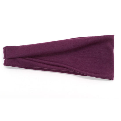 Brown headband on a white background