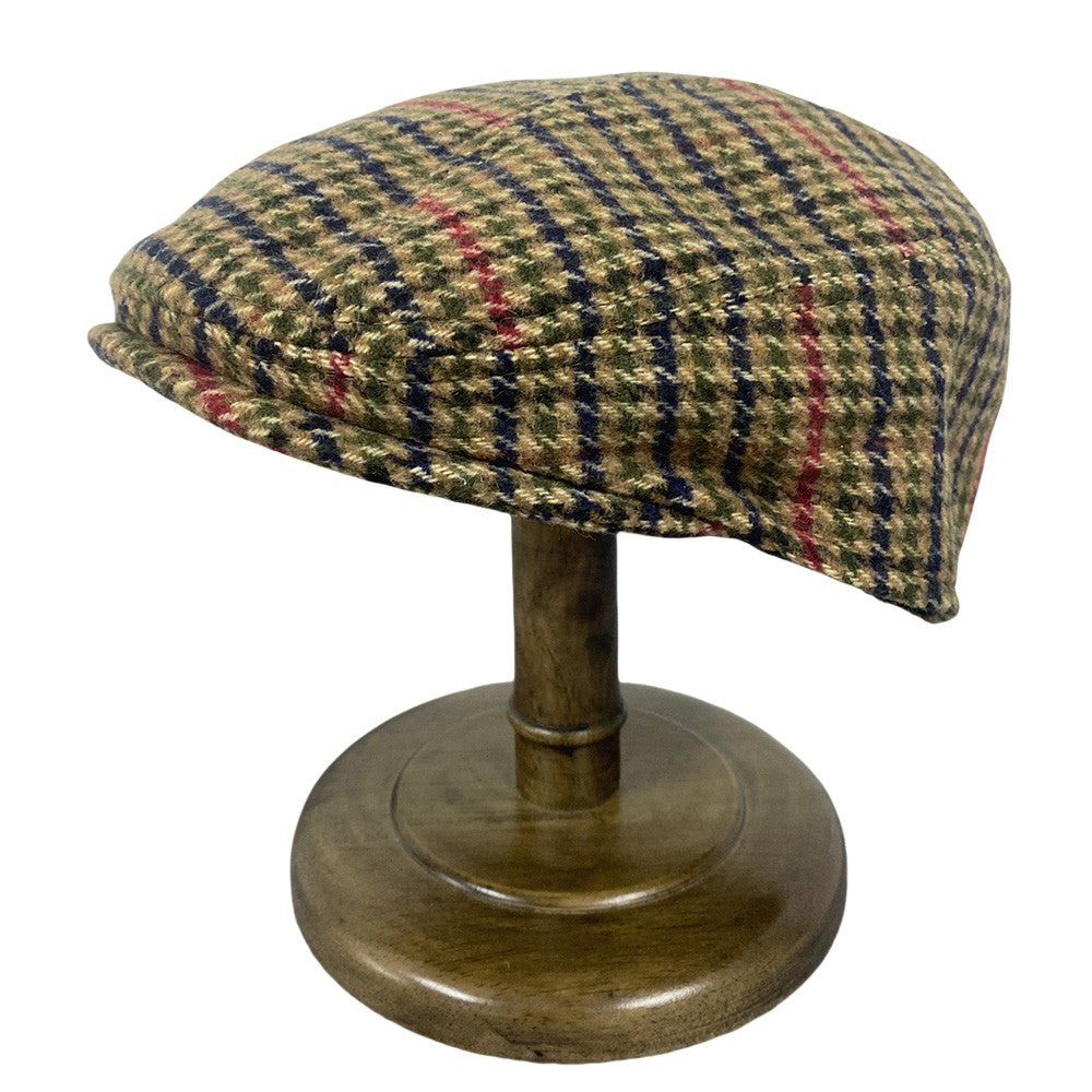 Vintage Tweed Hat – Classic Round Crown Windproof Fashion Hat for Men & Women.