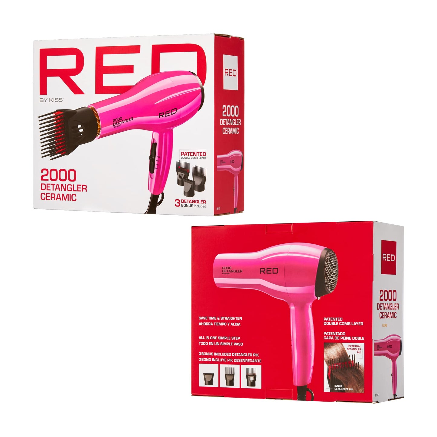 RED by KISS 2000 Ceramic Professional Hair Dryer