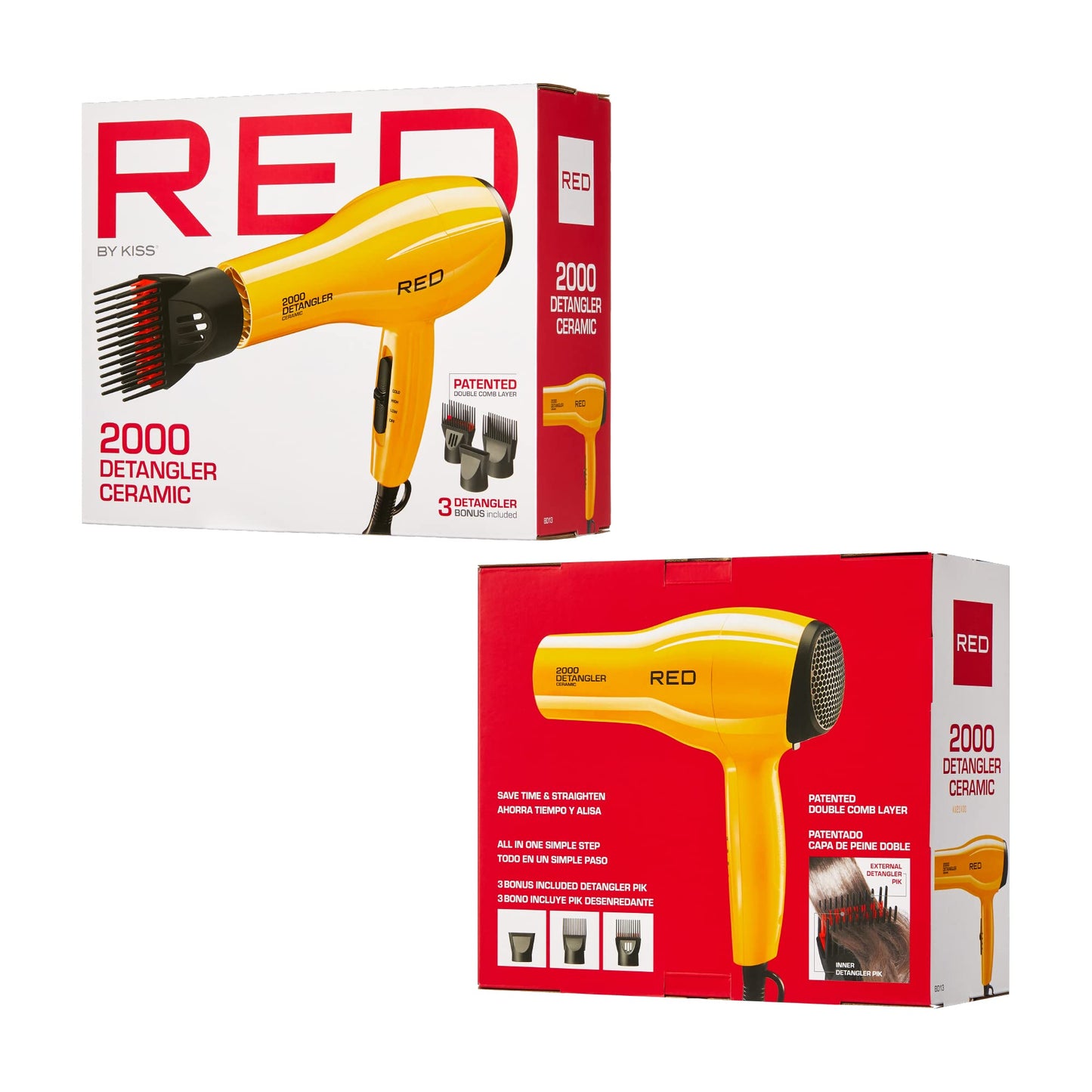 RED by KISS 2000 Ceramic Professional Hair Dryer