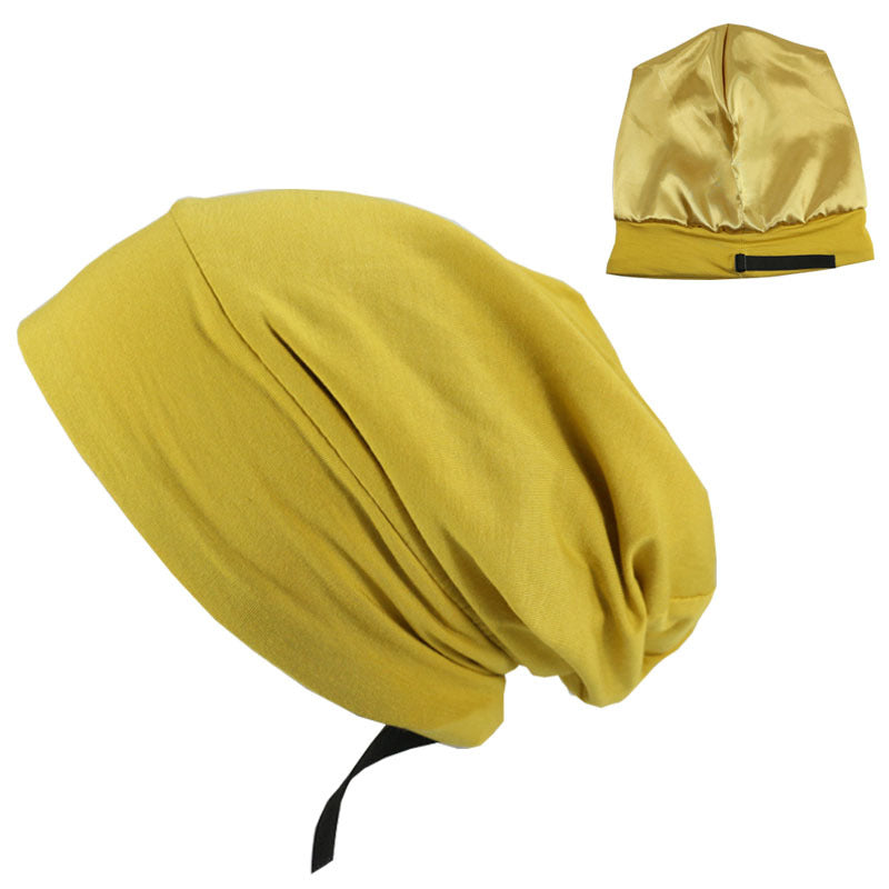 mens satin lined cap adjustable hair protection hat
soft satin interior cap reduce hair breakage men
casual adjustable hat lightweight spring autumn wear
stylish mens cap smooth lining comfortable fi