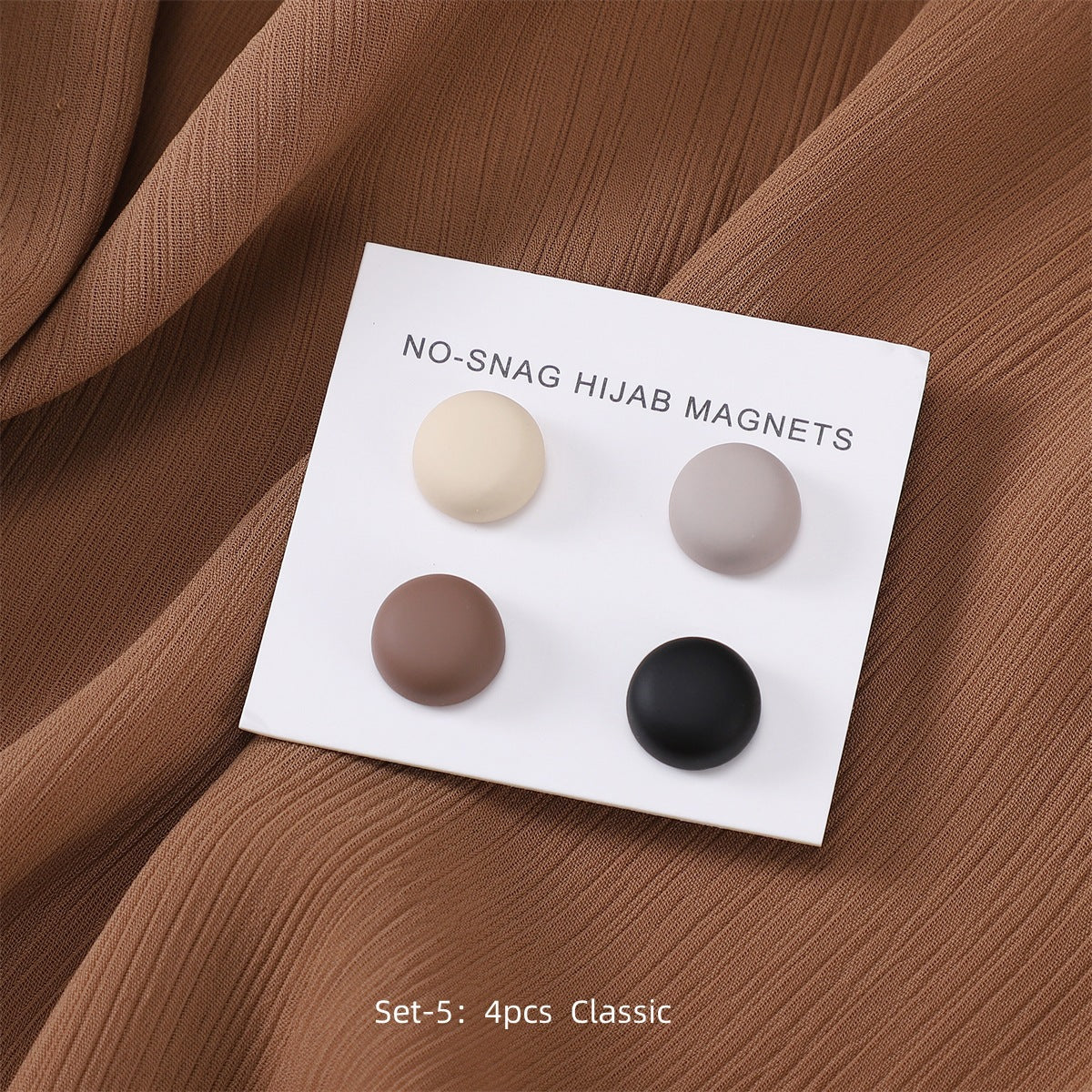 Magnetic hijab pins no snag colorful macaron clasp set
Strong magnetic scarf clips holding hijab without holes
Round colorful hijab magnets for secure fabric hold
Lightweight no snag hijab clasps for everyday wear