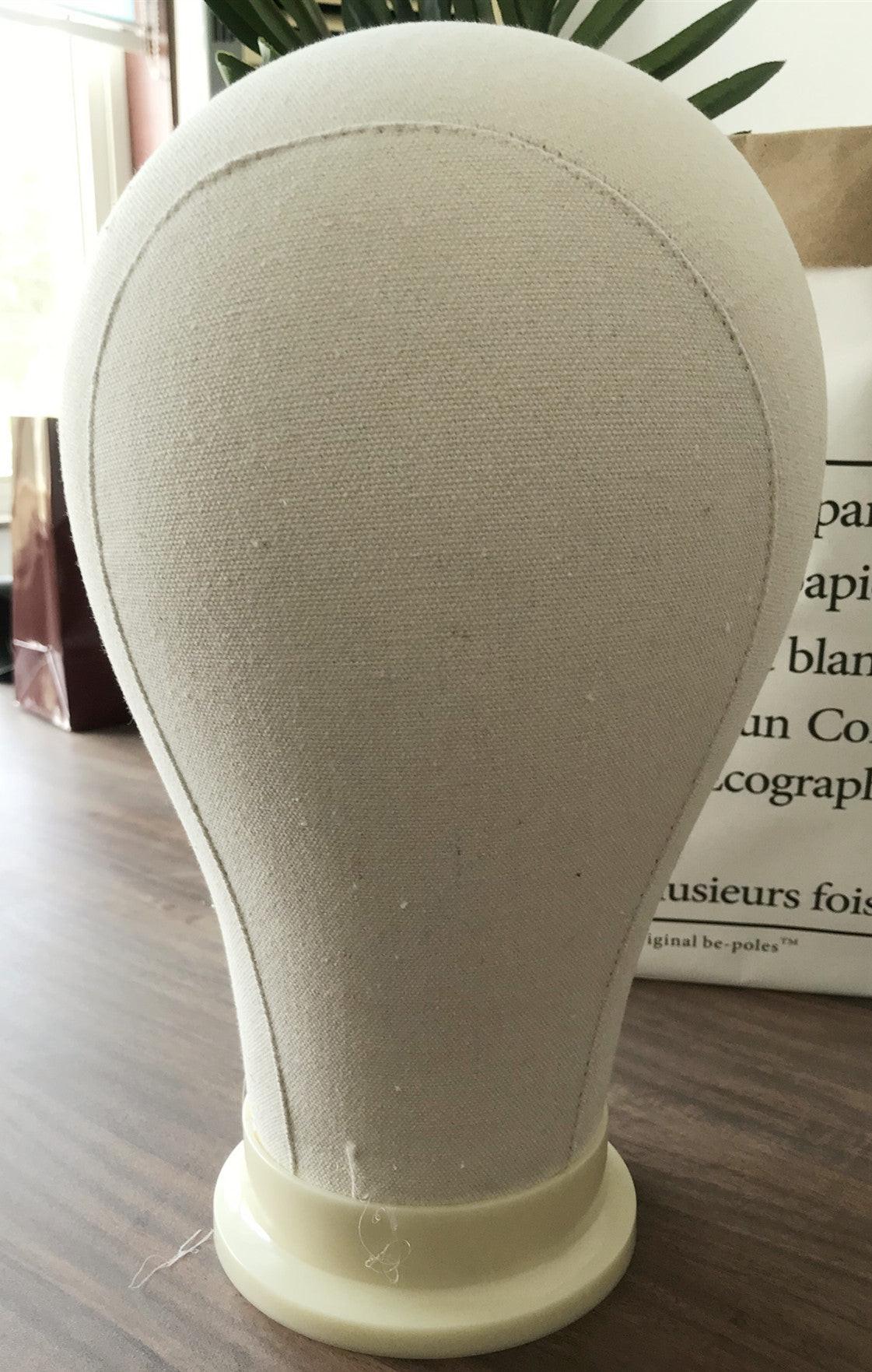 Canvas Cloth Wig Head Mannequin Styling Mold Display Stand.
