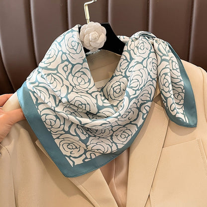 Luxurious Silky Finish Printed Scarf