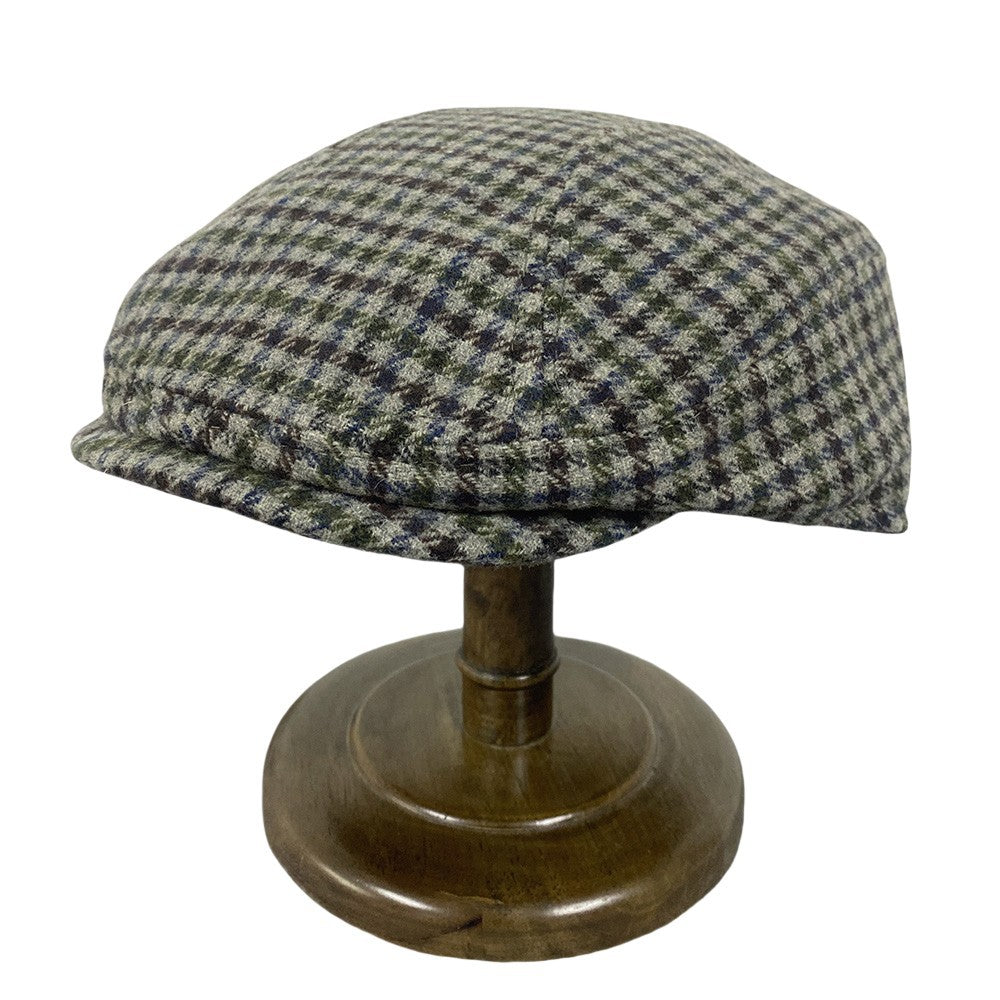 Vintage Tweed Hat – Classic Round Crown Windproof Fashion Hat for Men & Women.
