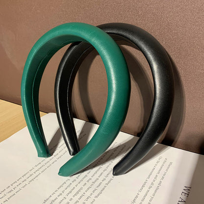 Royal Faux Leather Headband