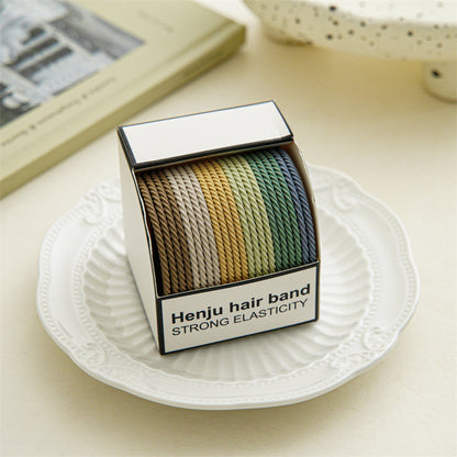 Elastic Rubber Band Hair Rope | Simple Durable Woven