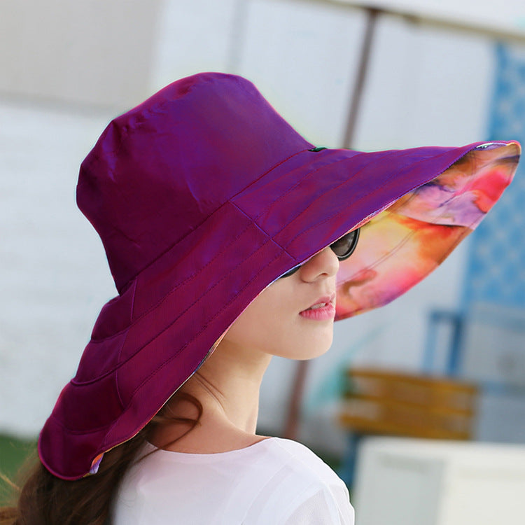 Women’s big brim sun hat with floral print for summer and spring
Oversized flat brim hat for sun protection and neck coverage
Lightweight cotton-polyester hat in multiple colors for women
Stylish summer hat with dome top and breathable design