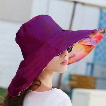 Women’s big brim sun hat with floral print for summer and spring
Oversized flat brim hat for sun protection and neck coverage
Lightweight cotton-polyester hat in multiple colors for women
Stylish summer hat with dome top and breathable design