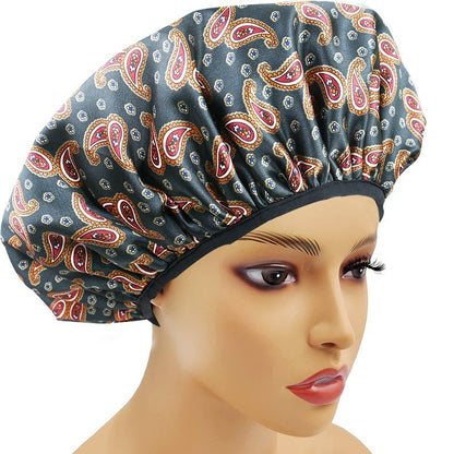 Three-layer Thickened Three-in-one Shower Cap Shower Bath Waterproof Cap Absorbent Hair Drying Cap Bathroom Hat