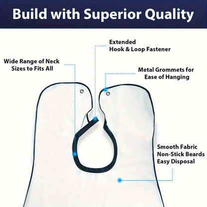 Beard Shaving Apron – Mess-Free Grooming Cape