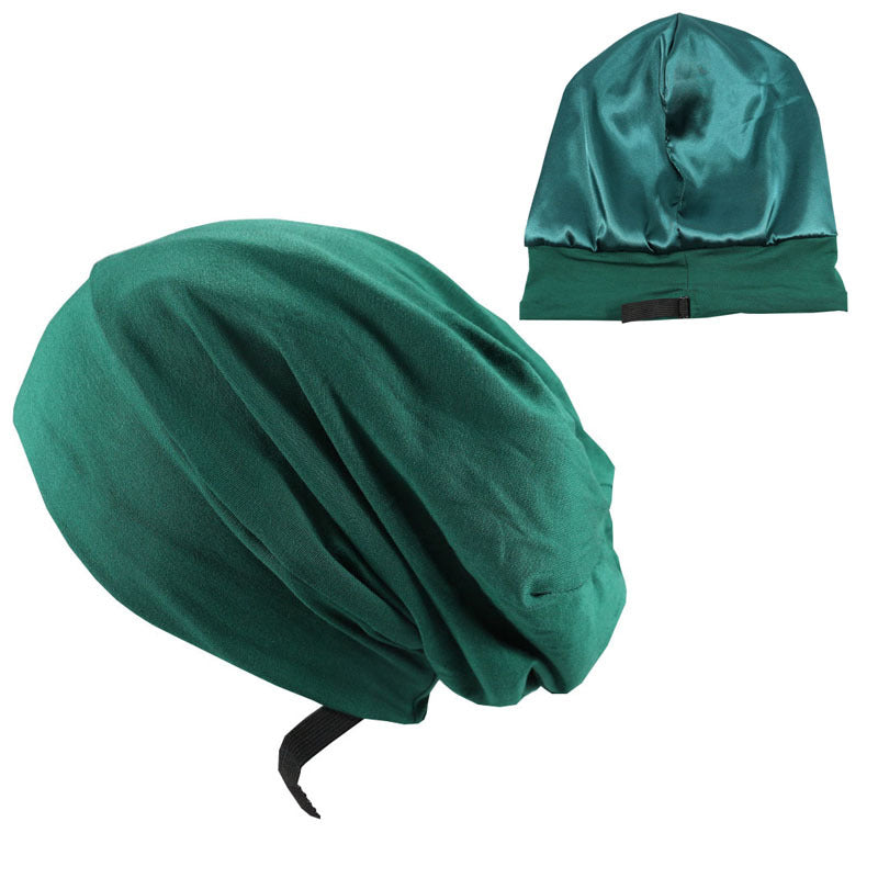 mens satin lined cap adjustable hair protection hat
soft satin interior cap reduce hair breakage men
casual adjustable hat lightweight spring autumn wear
stylish mens cap smooth lining comfortable fi
