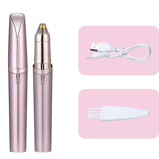 Precision eyebrow shaper with LED light for gentle hair removal
Compact, hypoallergenic facial hair remover for sensitive skin
Mini electric eyebrow trimmer for at-home grooming
Portable eyebrow shaper for quick touch-ups anytime