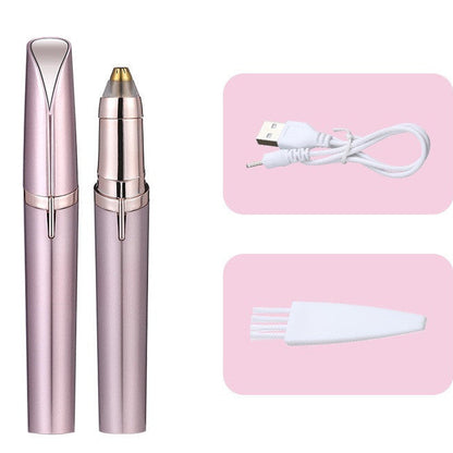Precision eyebrow shaper with LED light for gentle hair removal
Compact, hypoallergenic facial hair remover for sensitive skin
Mini electric eyebrow trimmer for at-home grooming
Portable eyebrow shaper for quick touch-ups anytime
