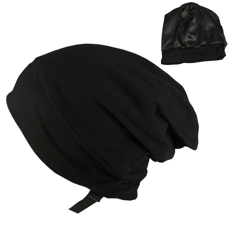 mens satin lined cap adjustable hair protection hat
soft satin interior cap reduce hair breakage men
casual adjustable hat lightweight spring autumn wear
stylish mens cap smooth lining comfortable fi