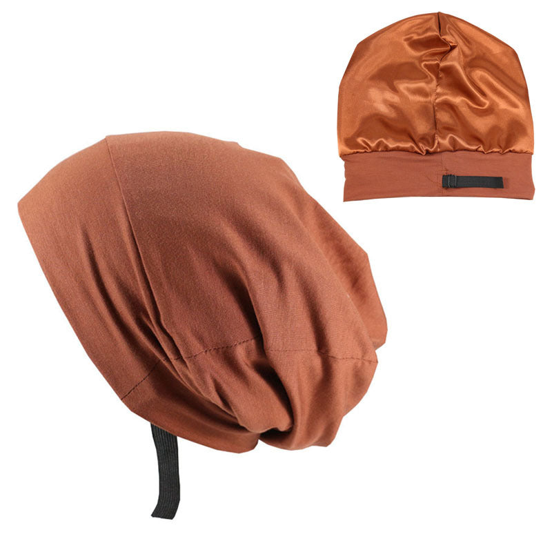 mens satin lined cap adjustable hair protection hat
soft satin interior cap reduce hair breakage men
casual adjustable hat lightweight spring autumn wear
stylish mens cap smooth lining comfortable fi