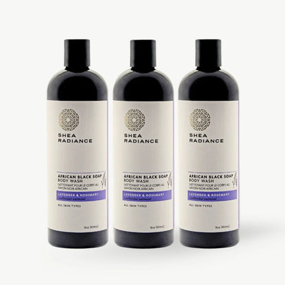 African Black Soap Body Wash with Colloidal Oatmeal for Dry & Sensitive Skin