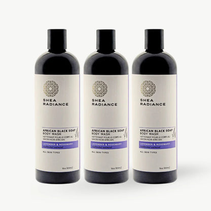 African Black Soap Body Wash with Colloidal Oatmeal for Dry & Sensitive Skin