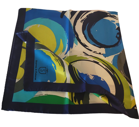 BAROCCO 100% ITALIAN SILK SCARF-2
