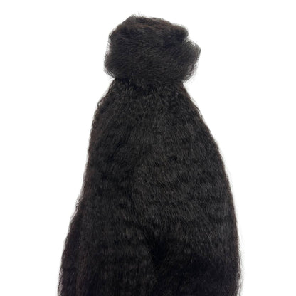 Kinky Straight 100% Human Hair Ponytail Extension