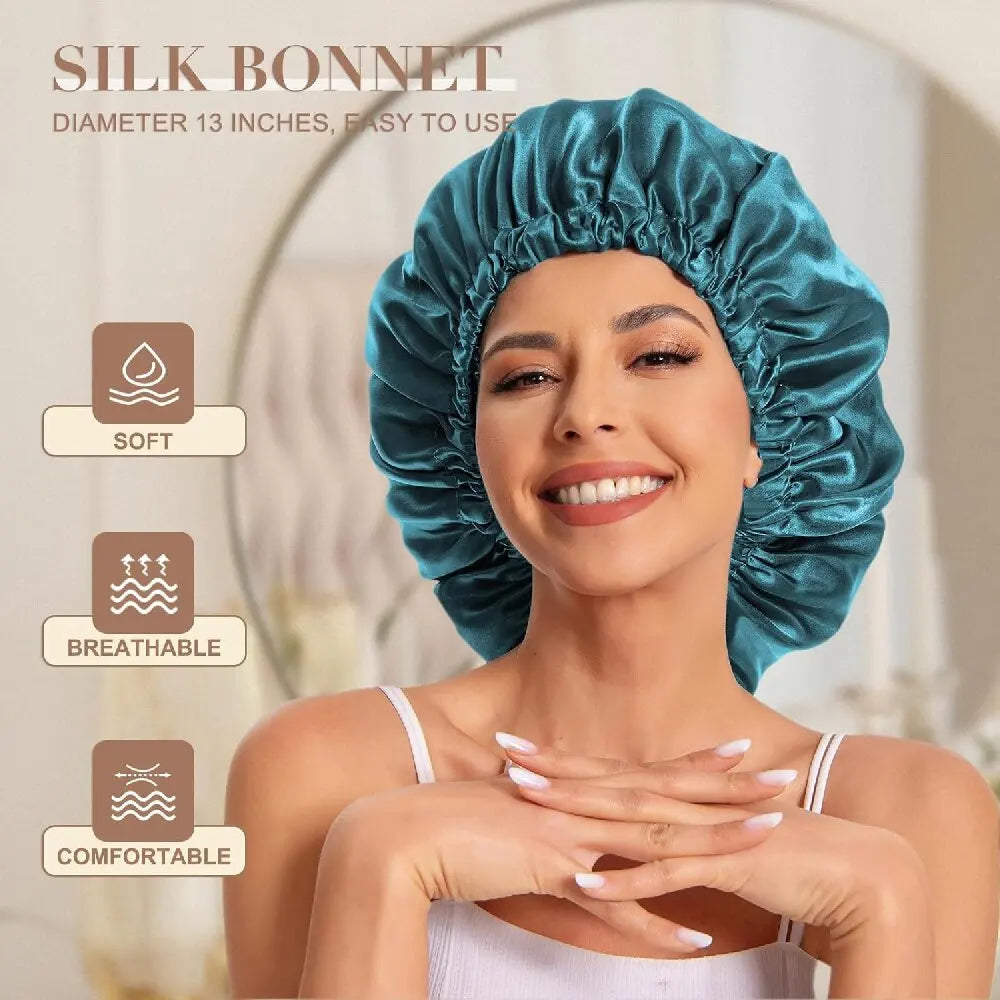 Satin Silk Hair Bonnet
