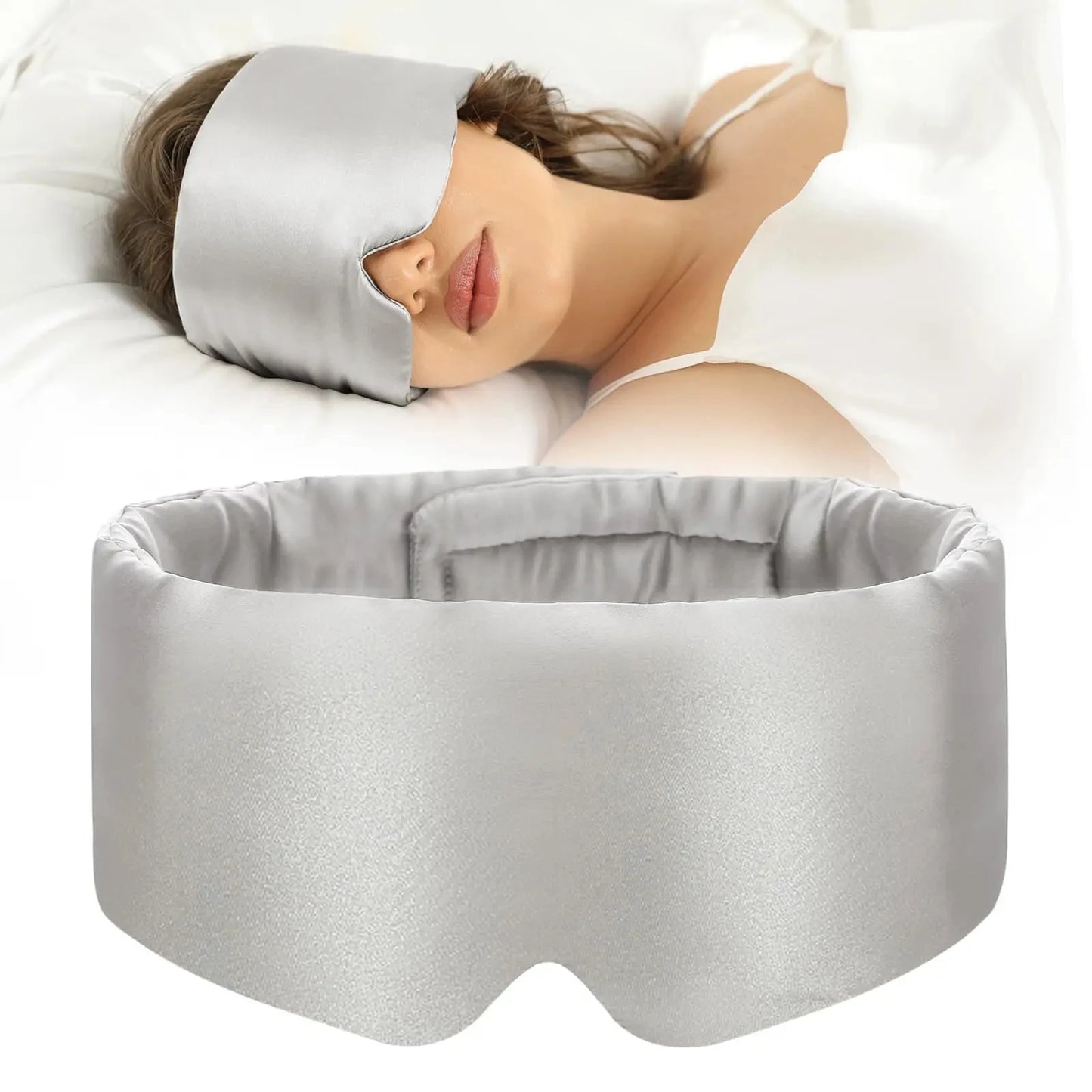 Women & Men, Soft Pressure-Free Eye Mask with Adjustable Velcro Strap, Anti-Wrinkle Silk Eye Cover for Deep Rest & Skin Care
Silk Sleep Mask with Ear Coverage, Ultra-Soft Mulberry Silk Eye Mask for Sleeping, Lightweight & Breathable Design with Adjustable Wide Velcro for Maximum Comfort
Premium Mulberry Silk Eye Mask for Sleep, Pressure-Less Design Protects Eye Skin, Anti-Aging Wrinkle Care with Adjustable Strap for Perfect Fit All Night
Soft Silk Sleeping Mask for Sensitive Eyes, 100% Mulberry Silk Eye Cov
