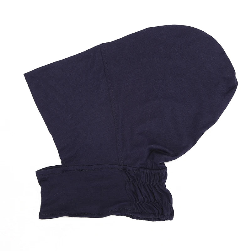 Stretchy jersey hijab cap worn under headscarf
Soft cotton underscarf for secure hijab styling
Plain tube hijab bonnet for everyday wear
Breathable inner hijab cap with snug fit
Muslim underscarf cap for all season comfort