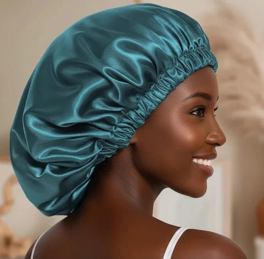Protective Satin Sleep Bonnet – Reduce Frizz & Protect Hair Overnight.