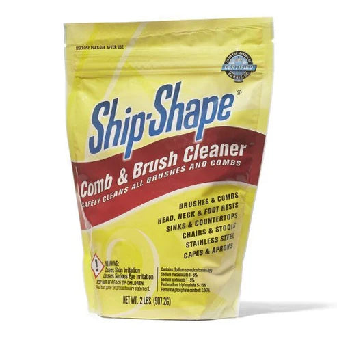Ship-Shape comb and brush cleaner packaging on a white background