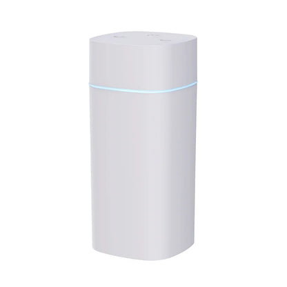 Dual nozzle USB humidifier portable quiet mist diffuser
600ml per hour humidifier strong mist air humidifier device
Portable humidifier for bedroom office and car use
USB powered humidifier with dual spray function
Quiet air humidifier with essential oil diffuser feature
Compact humidifier improving air moisture and comfort