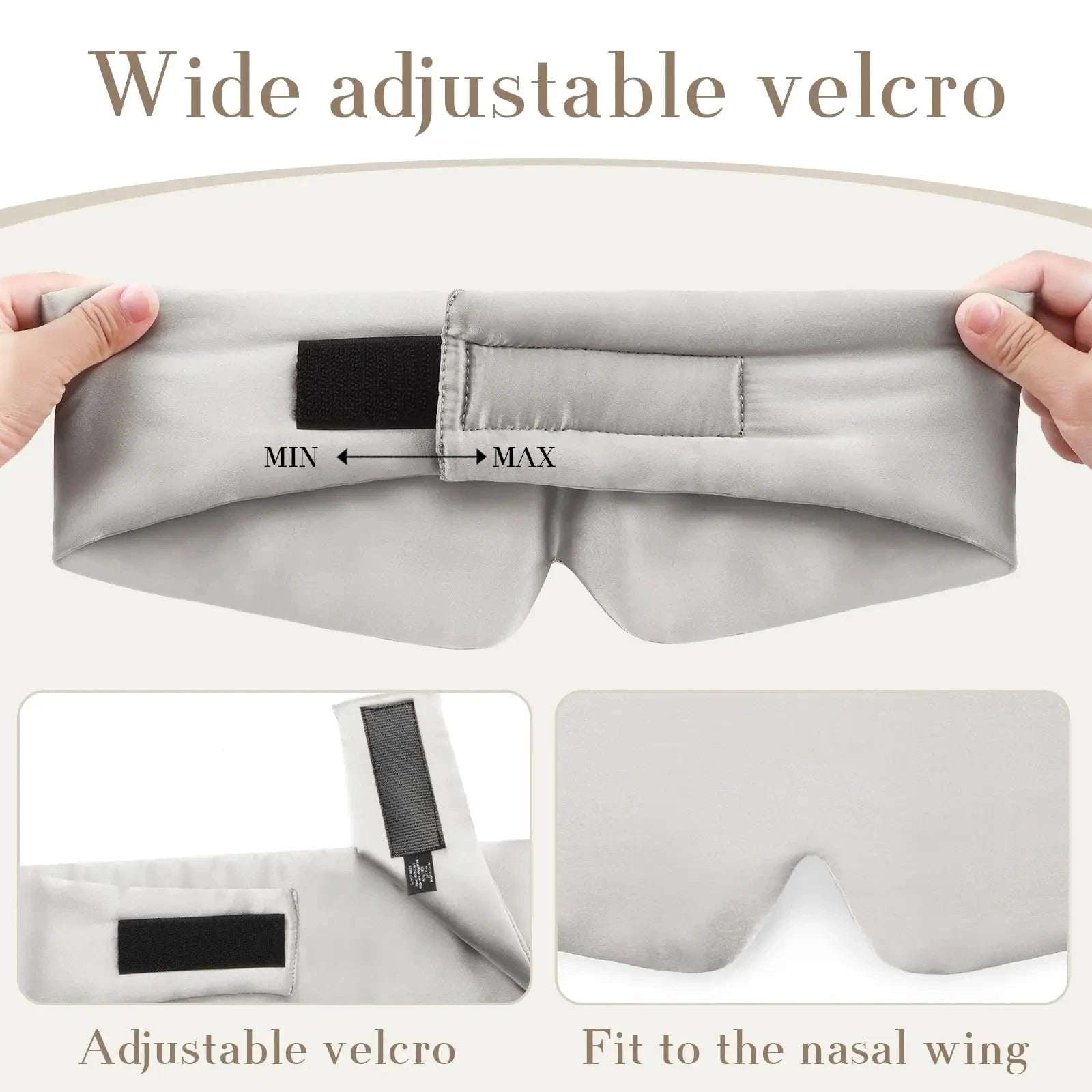 Women & Men, Soft Pressure-Free Eye Mask with Adjustable Velcro Strap, Anti-Wrinkle Silk Eye Cover for Deep Rest & Skin Care
Silk Sleep Mask with Ear Coverage, Ultra-Soft Mulberry Silk Eye Mask for Sleeping, Lightweight & Breathable Design with Adjustable Wide Velcro for Maximum Comfort
Premium Mulberry Silk Eye Mask for Sleep, Pressure-Less Design Protects Eye Skin, Anti-Aging Wrinkle Care with Adjustable Strap for Perfect Fit All Night
Soft Silk Sleeping Mask for Sensitive Eyes, 100% Mulberry Silk Eye Cov