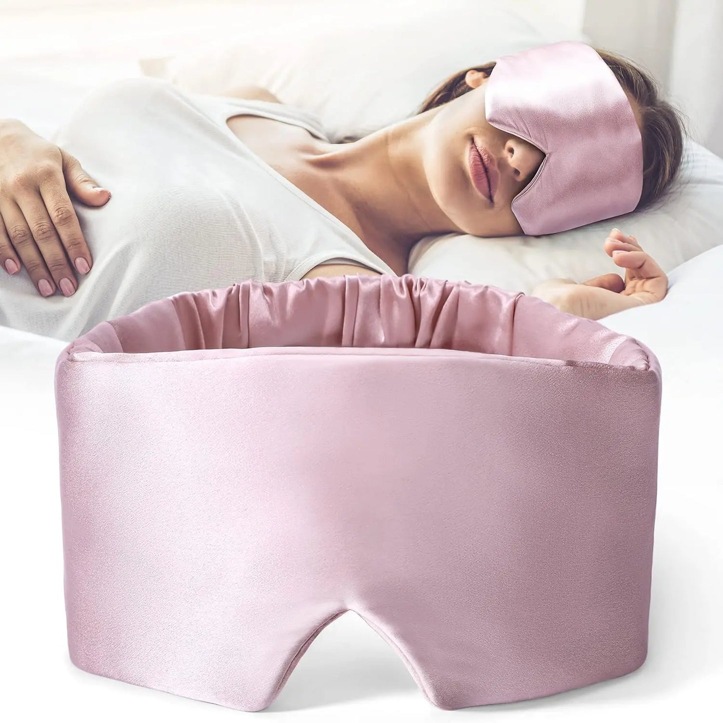 Women & Men, Soft Pressure-Free Eye Mask with Adjustable Velcro Strap, Anti-Wrinkle Silk Eye Cover for Deep Rest & Skin Care
Silk Sleep Mask with Ear Coverage, Ultra-Soft Mulberry Silk Eye Mask for Sleeping, Lightweight & Breathable Design with Adjustable Wide Velcro for Maximum Comfort
Premium Mulberry Silk Eye Mask for Sleep, Pressure-Less Design Protects Eye Skin, Anti-Aging Wrinkle Care with Adjustable Strap for Perfect Fit All Night
Soft Silk Sleeping Mask for Sensitive Eyes, 100% Mulberry Silk Eye Cov