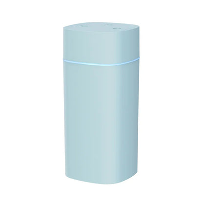 Dual nozzle USB humidifier portable quiet mist diffuser
600ml per hour humidifier strong mist air humidifier device
Portable humidifier for bedroom office and car use
USB powered humidifier with dual spray function
Quiet air humidifier with essential oil diffuser feature
Compact humidifier improving air moisture and comfort