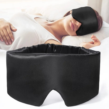 Women & Men, Soft Pressure-Free Eye Mask with Adjustable Velcro Strap, Anti-Wrinkle Silk Eye Cover for Deep Rest & Skin Care
Silk Sleep Mask with Ear Coverage, Ultra-Soft Mulberry Silk Eye Mask for Sleeping, Lightweight & Breathable Design with Adjustable Wide Velcro for Maximum Comfort