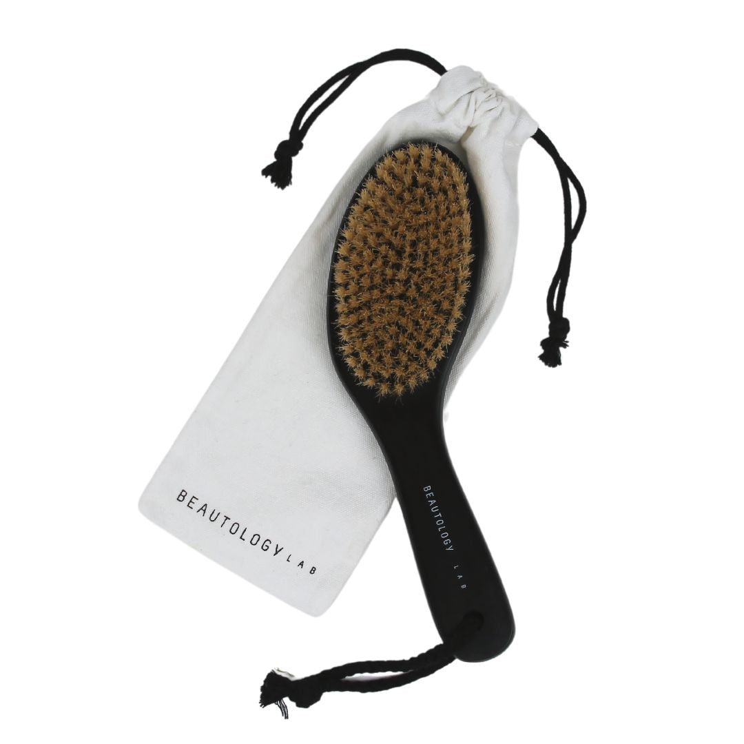 Lymphatic Dry Body Brush – Natural Wood Exfoliating Brush for Circulation & Skin Detox
