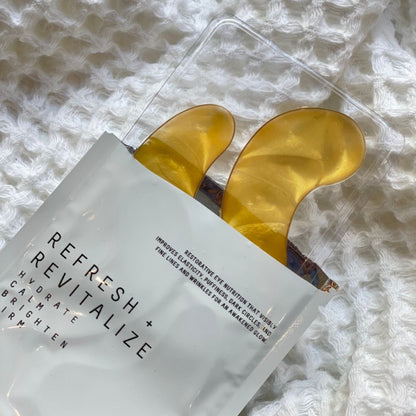 24K Gold Collagen Eye Mask – Single Pair Hydrating & Anti-Aging Under Eye Treatment