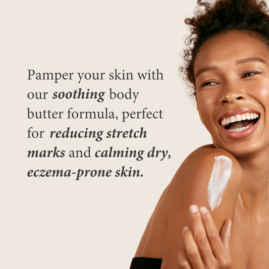 Manteca Corporal Batida de Karité con Avena Coloidal para Piel Seca y Sensible