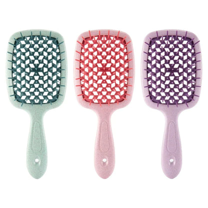 Hollowed Out Comb for Women's Long Hair & Shampoo