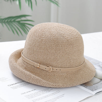 Women’s lightweight sun protection bucket hat in multiple colors
Adjustable polyester bucket hat for outdoor activities and travel
Stylish sunshade hat with metal and leather detail
Breathable bucket hat for beach, hiking, and casual wear