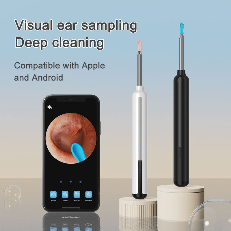 Smart Ear Wax Removal Tool with 1080P HD Camera & LED Lights – Wireless Ear Cleaner for iOS & Android