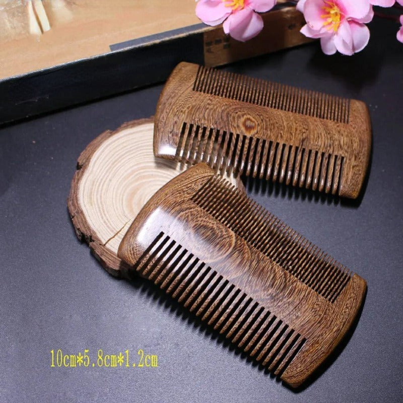 Handmade Natural Wooden Beard Comb