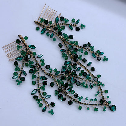 Handmade rhinestone forehead chain floral hair accessory
Double comb jeweled headpiece for women
Sparkling floral hair clip with rhinestones
Elegant forehead ornament in multiple colors