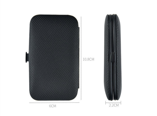 Men’s Stainless Steel Nail Grooming Kit – Portable Travel Manicure Set