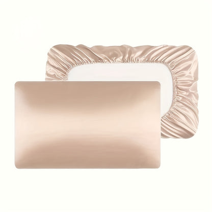 Soft & Breathable Satin Pillowcase with Elastic Cord