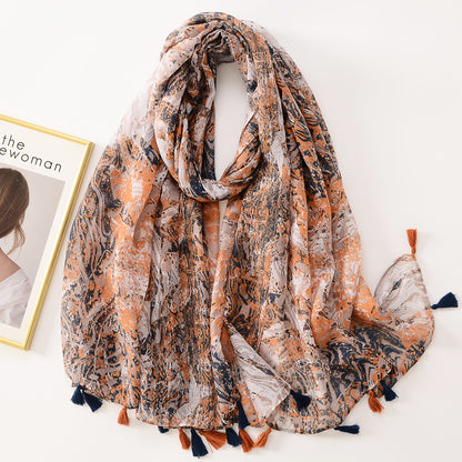 Lightweight Printed Fashion Scarf.