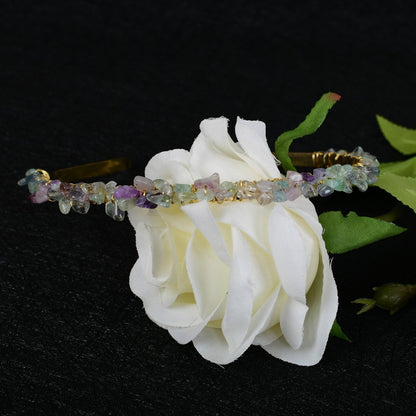 Crystal Amethyst Bridal Headband