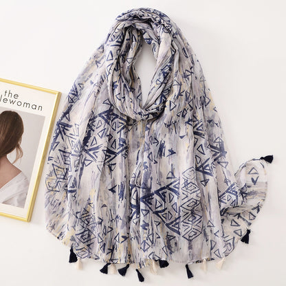 Lightweight Printed Fashion Scarf.